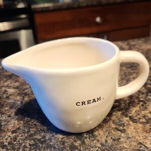 EUC Rae Dunn Cream Milk/Cream Ceramic Pourer